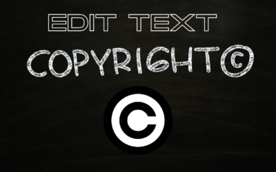Cara mengganti tulisan text footer copyright / credit